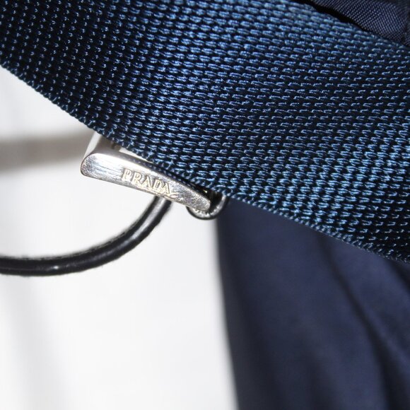 Prada Tessuto Nylon Backpack Navy Blue Shoulder Bag Single Buckle main image 6